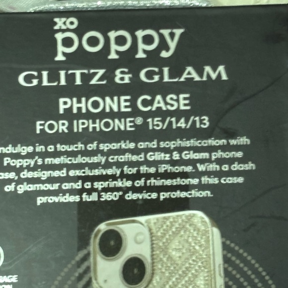 Poppy glitz and glam phone case for iPhone 131514 and - Picture 2 of 4